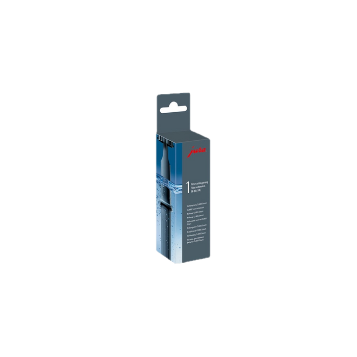 JURA CLARIS Smart Verlengstuk verpakking grijs blauw met hangstrip voor koffiemachine | Arte dell' espressO