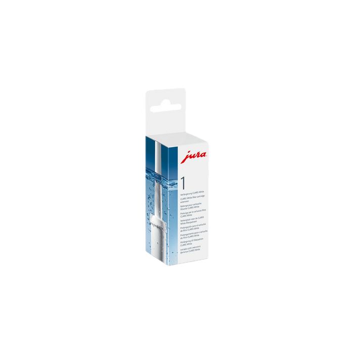 JURA Verlengstuk CLARIS White verpakking - wit filter cartridge onderdeel | Arte dell' espressO