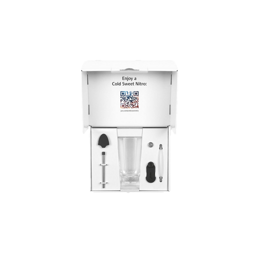 JURA Cold Sweet Nitro Kit uitgebreide set met glas, zwarte accessoires en QR-code instructies | Arte dell' espressO