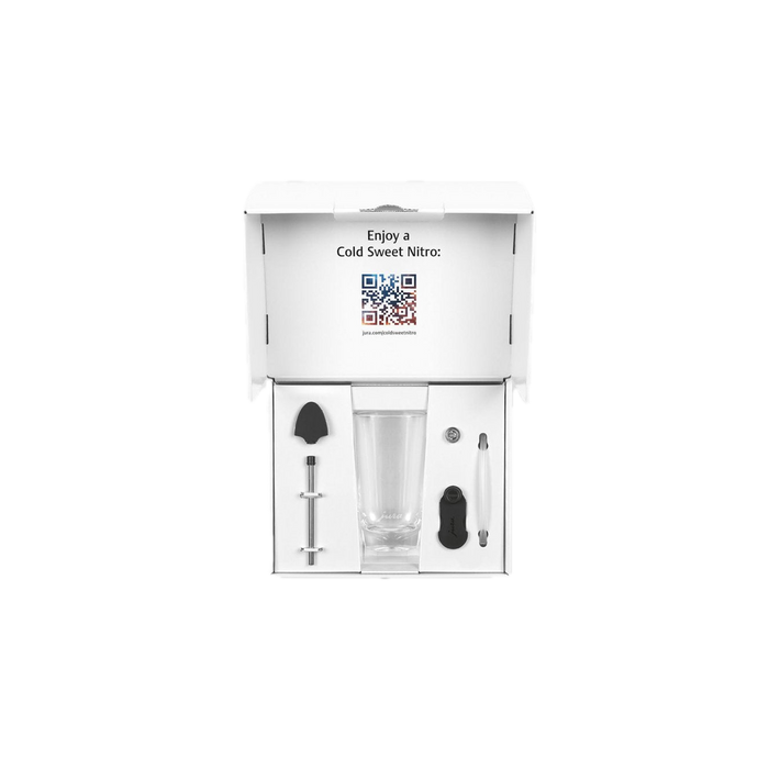 JURA Cold Sweet Nitro Kit uitgebreide set met glas, zwarte accessoires en QR-code instructies | Arte dell' espressO