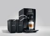 JURA A8 met de Dual Milk Adapter en twee Cool Control Slim melkkoelers