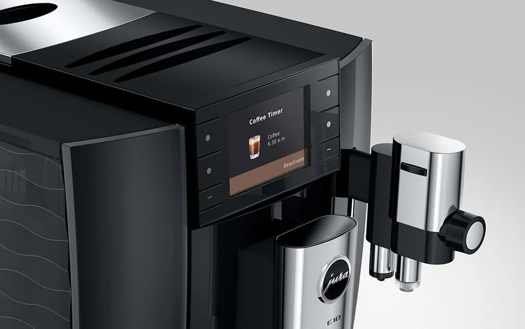 Coffee Timer op het display van de JURA E10