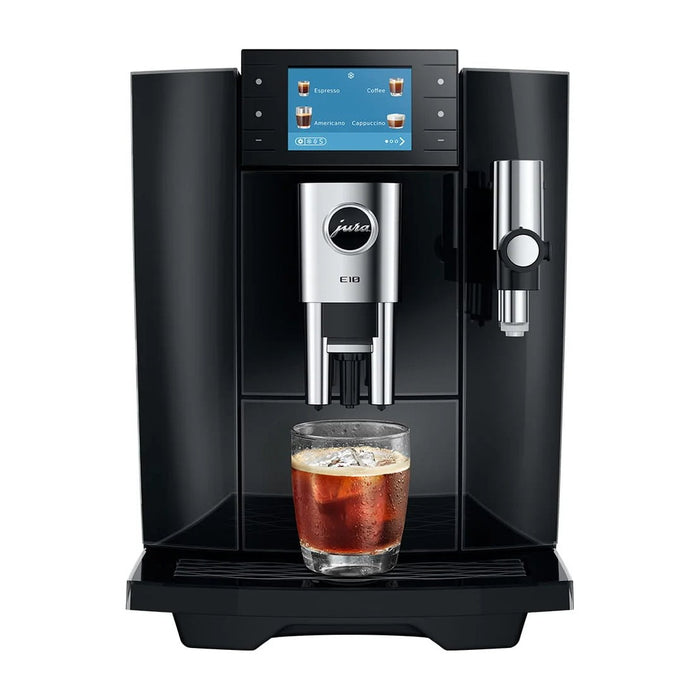 JURA E10 Diamond Black (EA) koffiemachine, vooraanzicht