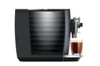 JURA E10 Onyx Grey, zijaanzicht met waterreservoir