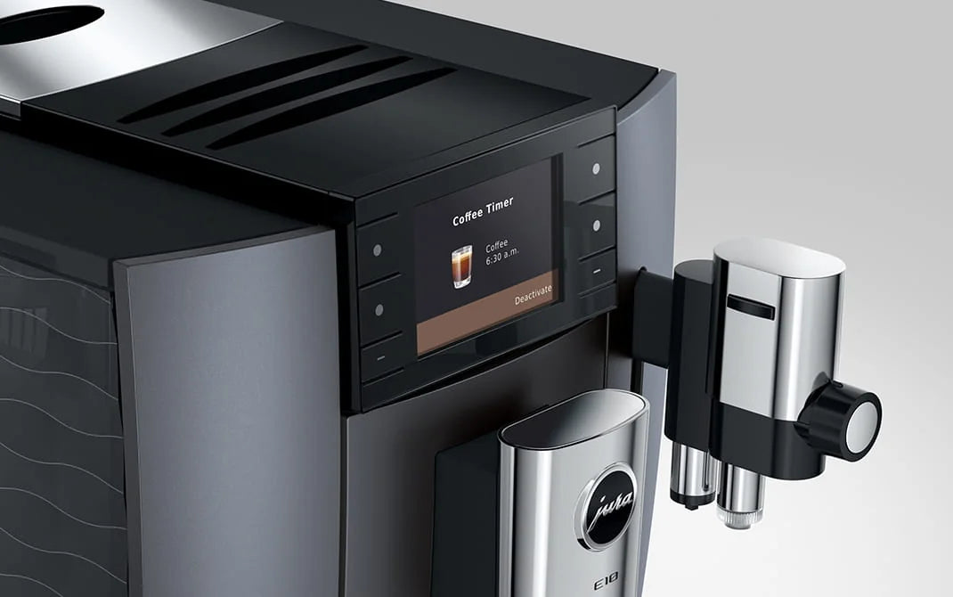 Coffee Timer op het display van de JURA E10
