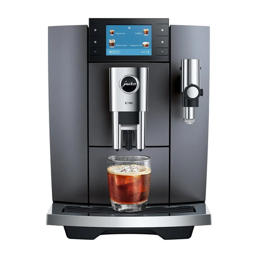 JURA E10 Onyx Grey (EA) koffiemachine, vooraanzicht