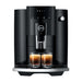 JURA E4 Piano Black (EA) koffiemachine, vooraanzicht