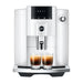JURA E4 Piano White (EA) koffiemachine, vooraanzicht