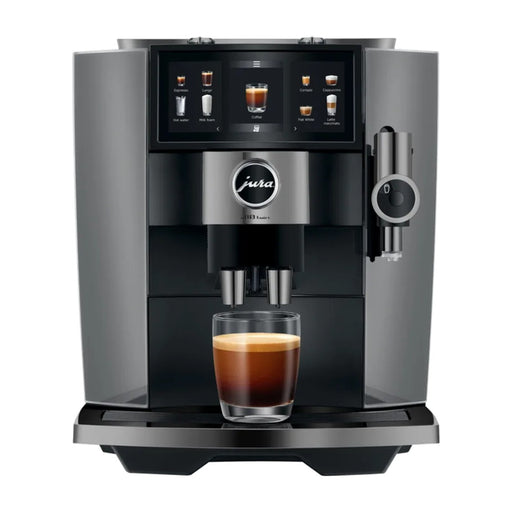 JURA J10 Twin Diamond Onyx koffiemachine, vooraanzicht