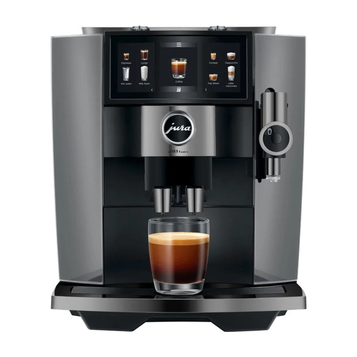 JURA J10 Twin Diamond Onyx koffiemachine, vooraanzicht