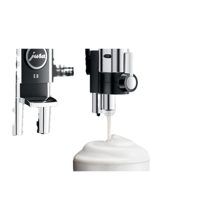 JURA Profi Cappuccinatore zwart-zilver met melkschuim dispenser, microschuimfunctie voor perfecte cappuccino | Arte dell' espressO