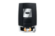 JURA S10 Dark Inox, bovenaanzicht met bonenreservoir en poederschacht
