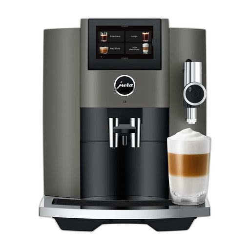JURA S8 Dark Inox (EB) koffiemachine, vooraanzicht