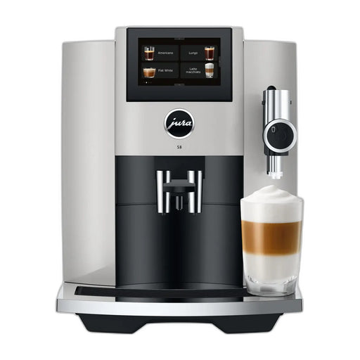 JURA S8 Platina (EB) koffiemachine, vooraanzicht