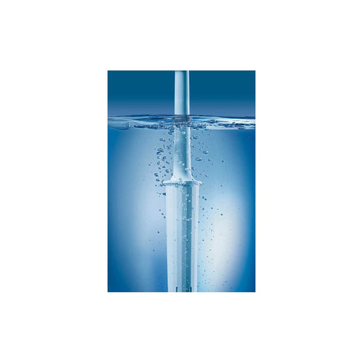 JURA CLARIS Blue GIGA verlengstuk 70252 onderwater in blauw water met bubbles | Arte dell' espressO
