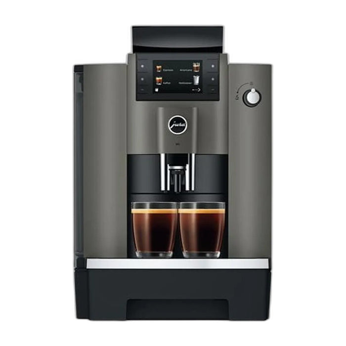JURA W4 Dark Inox koffiemachine, vooraanzicht