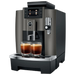 JURA W8 Dark Inox espressomachine met twee glazen espresso en touchscreen display