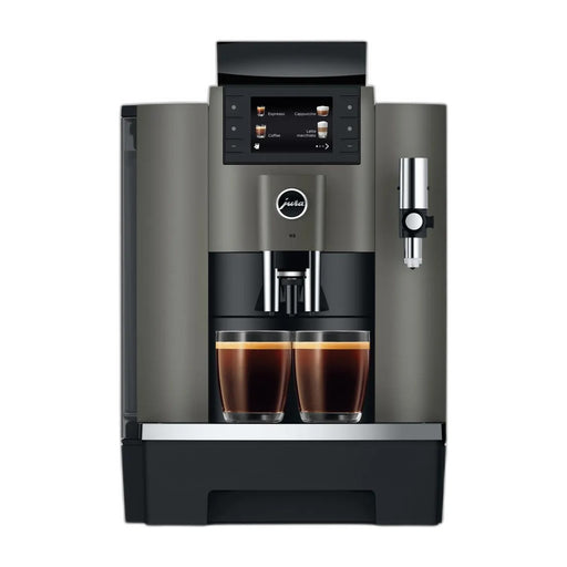 JURA W8 Dark Inox (EB) koffiemachine, vooraanzicht