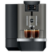 JURA X10 Dark Inox zakelijke koffiemachine met dubbele koffie-uitloop en digitaal display