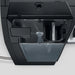 JURA X10c Dark Inox met transparant waterreservoir en metalen details