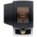 JURA X4 Dark Inox zakelijke koffiemachine met bonenreservoir en moderne zwarte afwerking